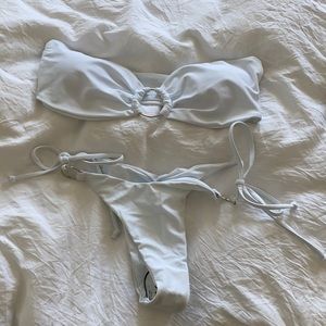 White bikini